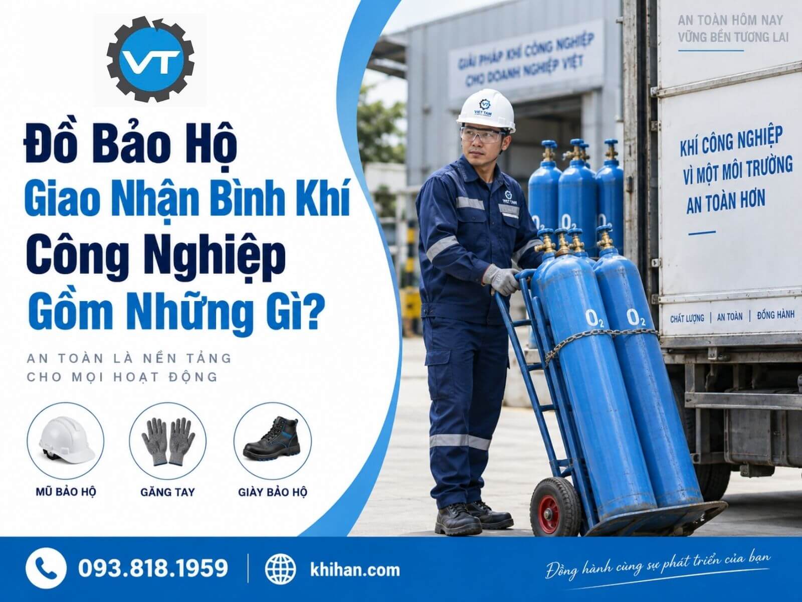 Đồ Bảo Hộ Giao Nhận Bình Khí Công Nghiệp Gồm Những Gì?