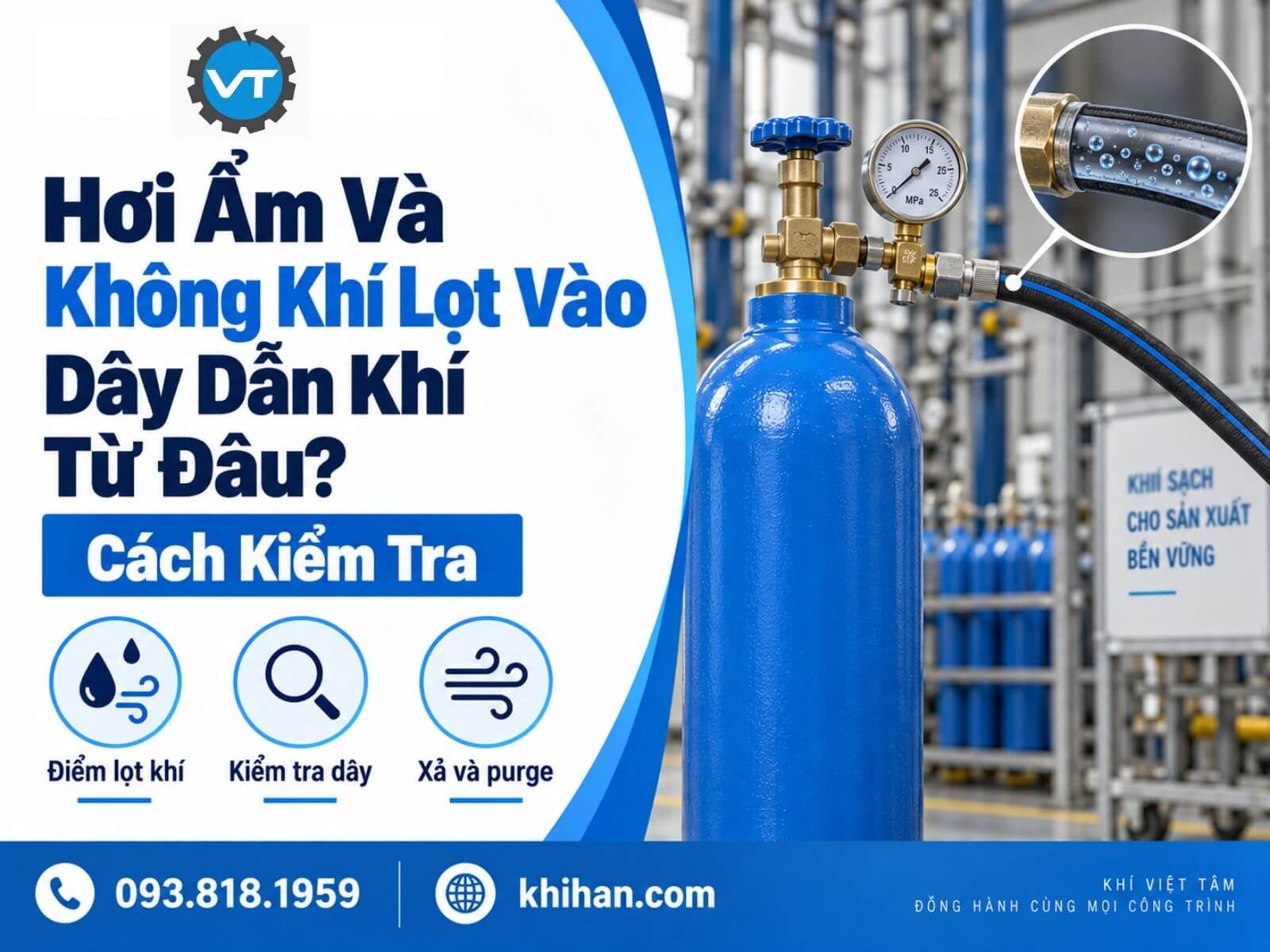 Hơi Ẩm Và Không Khí Trong Dây Dẫn Khí: Nguồn Và Cách Kiểm Tra