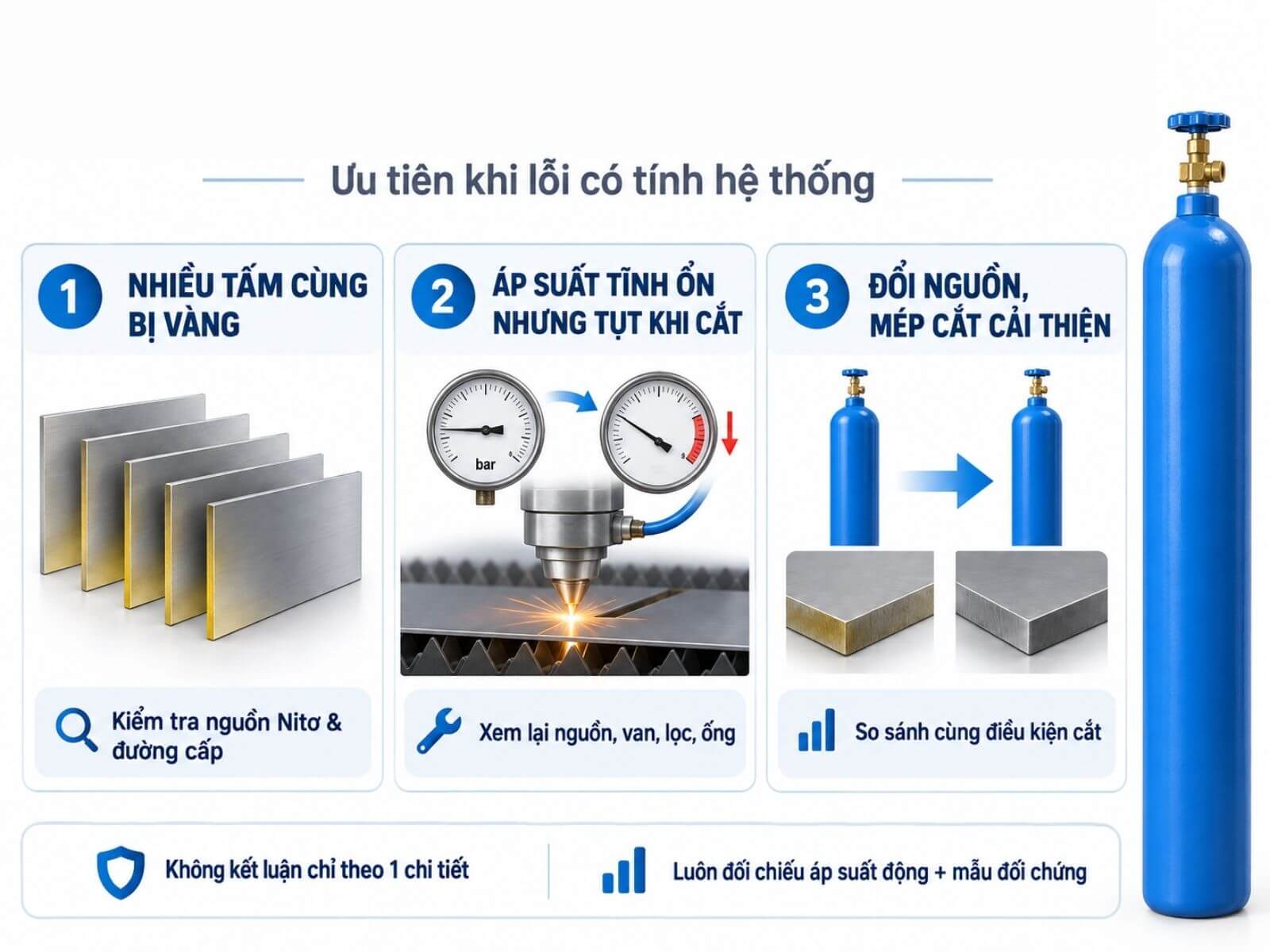 Khi Nào Nên Kiểm Tra Lại Nguồn Khí Nitơ?