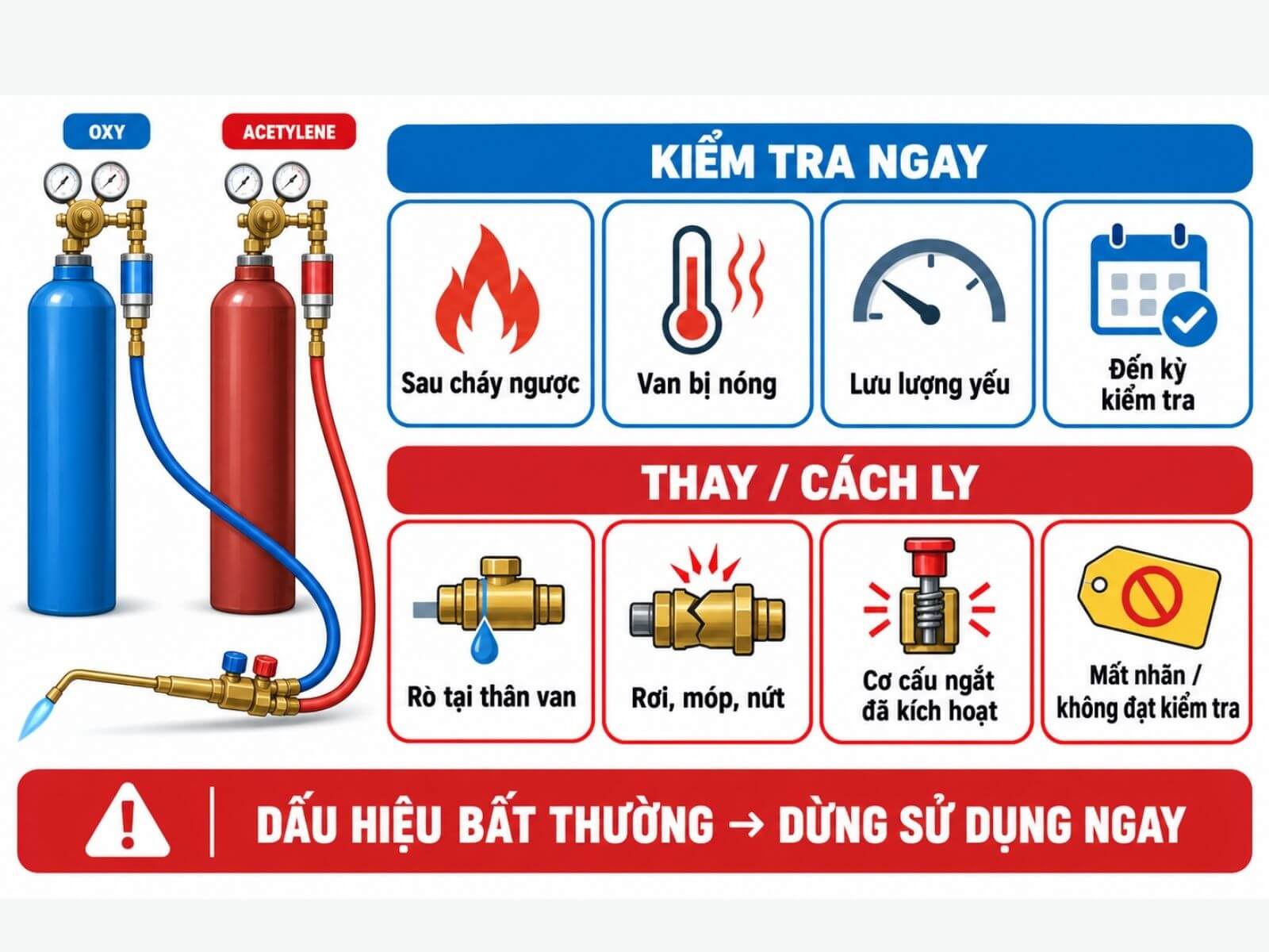 Khi Nào Phải Kiểm Tra Hoặc Thay Van?