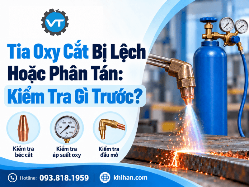 Tia Oxy Cắt Bị Lệch Hoặc Phân Tán: Kiểm Tra Gì Trước?
