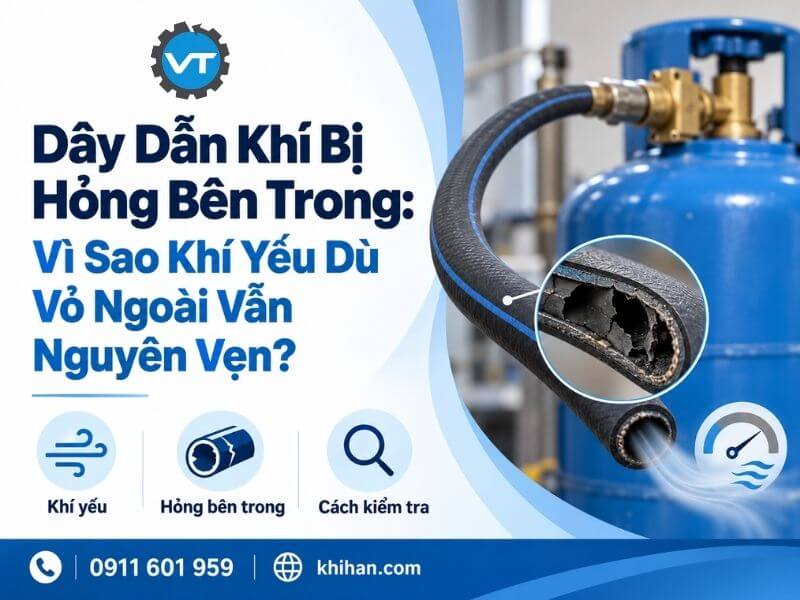 Dây Dẫn Khí Bị Hỏng Bên Trong: Vì Sao Khí Yếu Dù Vỏ Ngoài Vẫn Nguyên Vẹn?