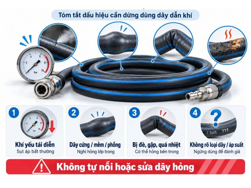 Khi Nào Phải Ngừng Sử Dụng Và Thay Dây?