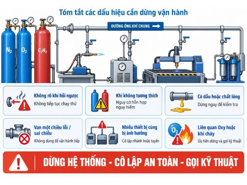 Khi Nào Phải Ngừng Hệ Thống Và Gọi Kỹ Thuật?