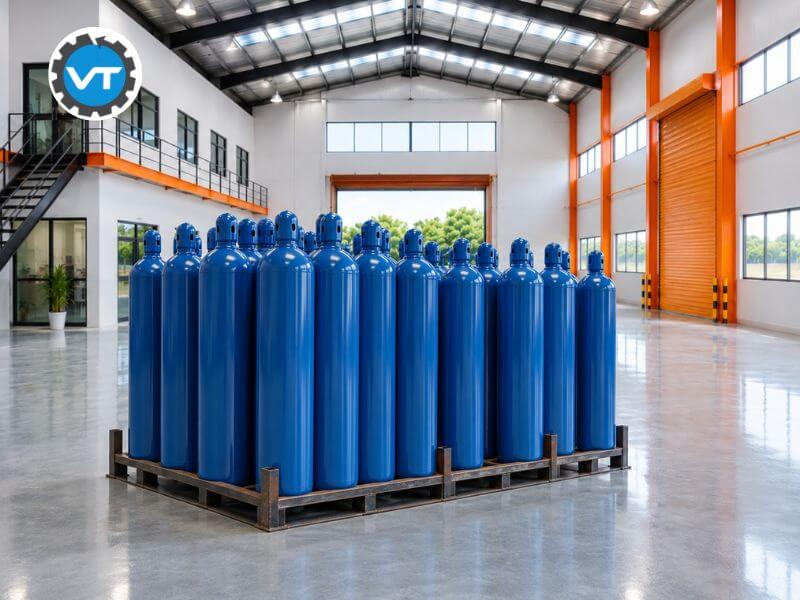 Liên hệ Khí Việt Tâm tư vấn nguồn khí công nghiệp phù hợp với hệ thống sử dụng van một chiều