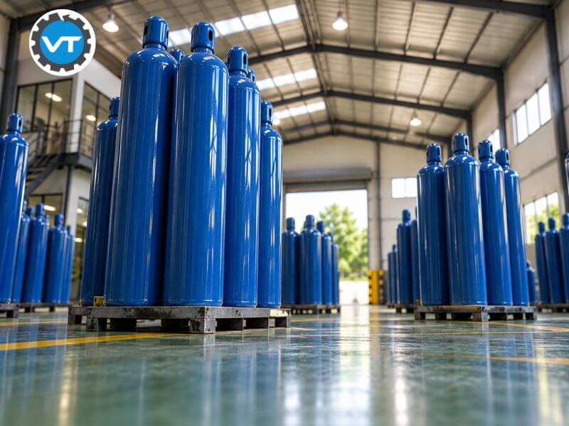 Liên hệ Khí Việt Tâm tư vấn nguồn khí công nghiệp và chất lượng khí trước và sau bộ lọc
