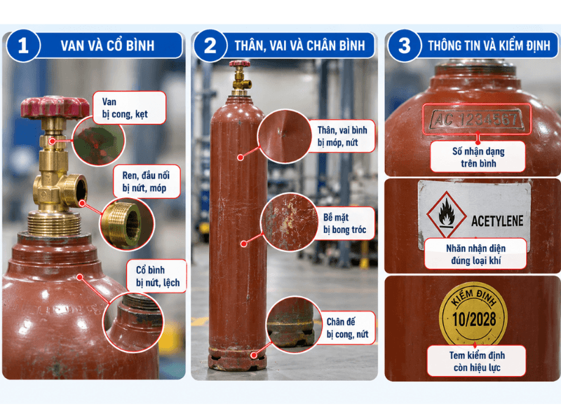 Những Vị Trí Phải Kiểm Tra Trước Khi Sử Dụng Lại